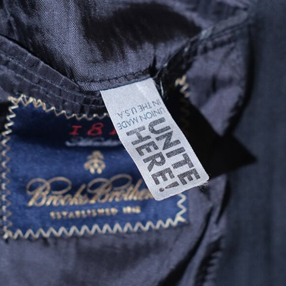 Brooks Brothers 1818 100% Madison Suit Grey Herringbone – 44L / 39W – Made in US - Picture 7 of 9